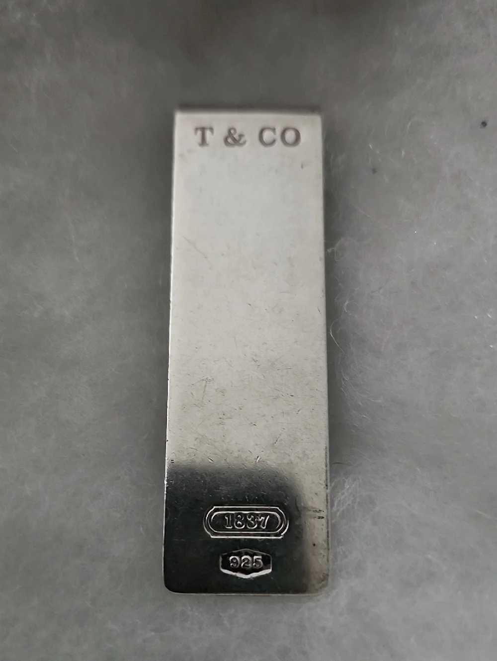 Tiffany & CO 1837 Sterling Silver Money Clip